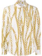 Roseanna Chain Print Sting Shirt - White