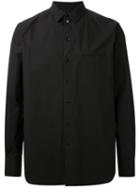 Bassike Welt Pocket Shirt, Men's, Size: Small, Black, Cotton
