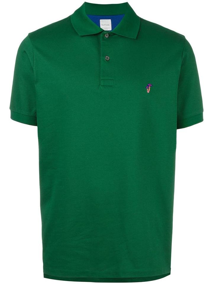 Paul Smith 'mushroom' Polo Shirt, Men's, Size: Small, Green, Cotton