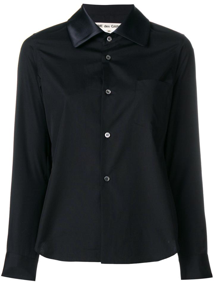 Comme Des Garçons Contrast Collar Shirt - Black