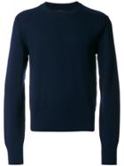 Dolce & Gabbana Exposed Shoulder Seam Jumper - Blue