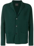 Roberto Collina Rib Knit Blazer - Green