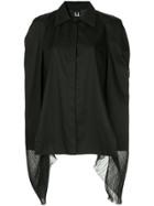 Ll By Litkovskaya Teddy Boy Oversize Blouse - Black