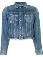 Citizens Of Humanity Stonewashed Denim Jacket, Women's, Size: Small, Blue, Cotton/rayon