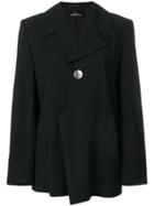 Comme Des Garçons Vintage Tricot Jacquard Jacket - Black