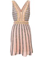 M Missoni Intarsia Knit Dress - Pink