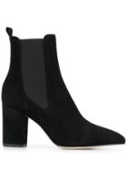 Paris Texas Pointed Toe Ankle Boots - Black
