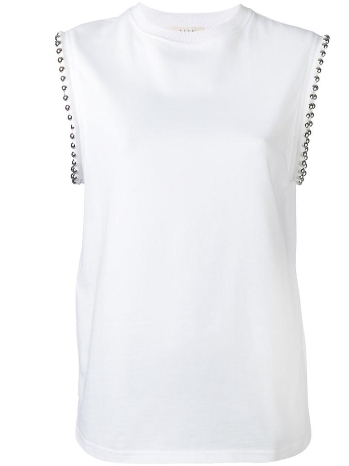 Alyx - Stud Tank Top - Women - Cotton - S, White, Cotton