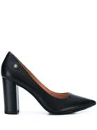 Tommy Hilfiger Block Heel Pumps - Black