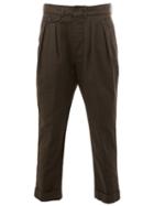 Wooster + Lardini Tapered Cropped Trousers