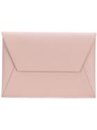 Mm6 Maison Margiela Envelope Clutch Bag - Pink & Purple
