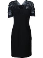 Versace Sheer Sleeve Dress