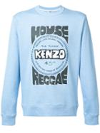 Kenzo Printed Sweater, Men's, Size: Xl, Blue, Cotton