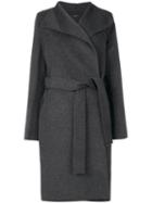 Joseph - Belted Coat - Women - Cotton/cashmere/wool - 38, Grey, Cotton/cashmere/wool