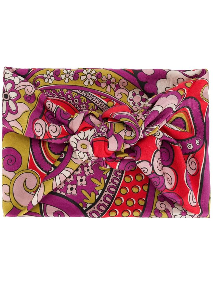Etro Printed Headband - Pink