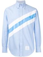 Thom Browne - Striped Shirt - Men - Cotton - 2, Blue, Cotton