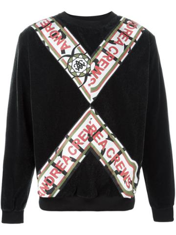 Andrea Crews Striped Sweatshirt