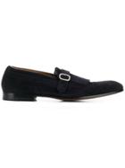 Doucal's Fringed Loafers - Blue