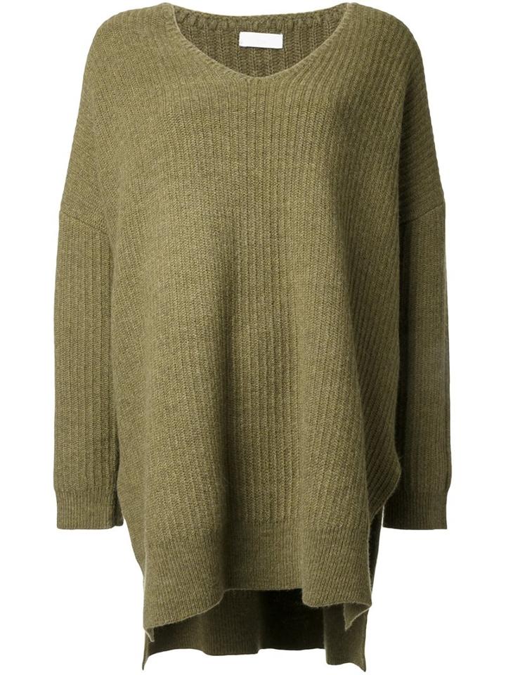 Rito Oversized Jumper, Women's, Size: 38, Green, Wool