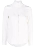 Adam Lippes Slit Detail Shirt - White