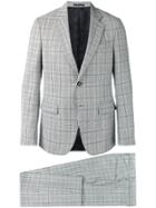 Versace Check Two-piece Suit - Black