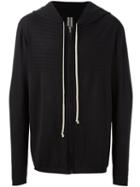 Rick Owens 'maglia' Hoodie, Men's, Size: Small, Black, Virgin Wool