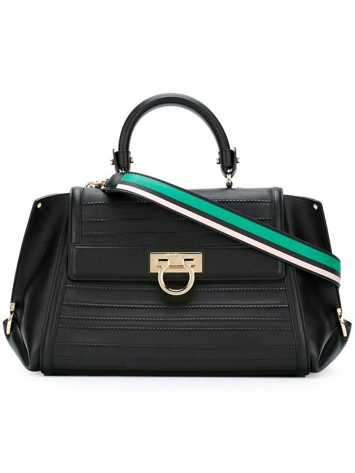 Salvatore Ferragamo 'sofia' Tote, Women's, Black