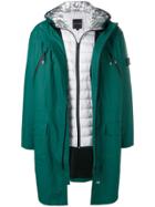 Tommy Hilfiger Sleeve Patch Raincoat - Green