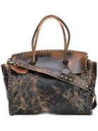 Giorgio Brato - Stud-embellished Tote - Women - Leather - One Size, Brown, Leather