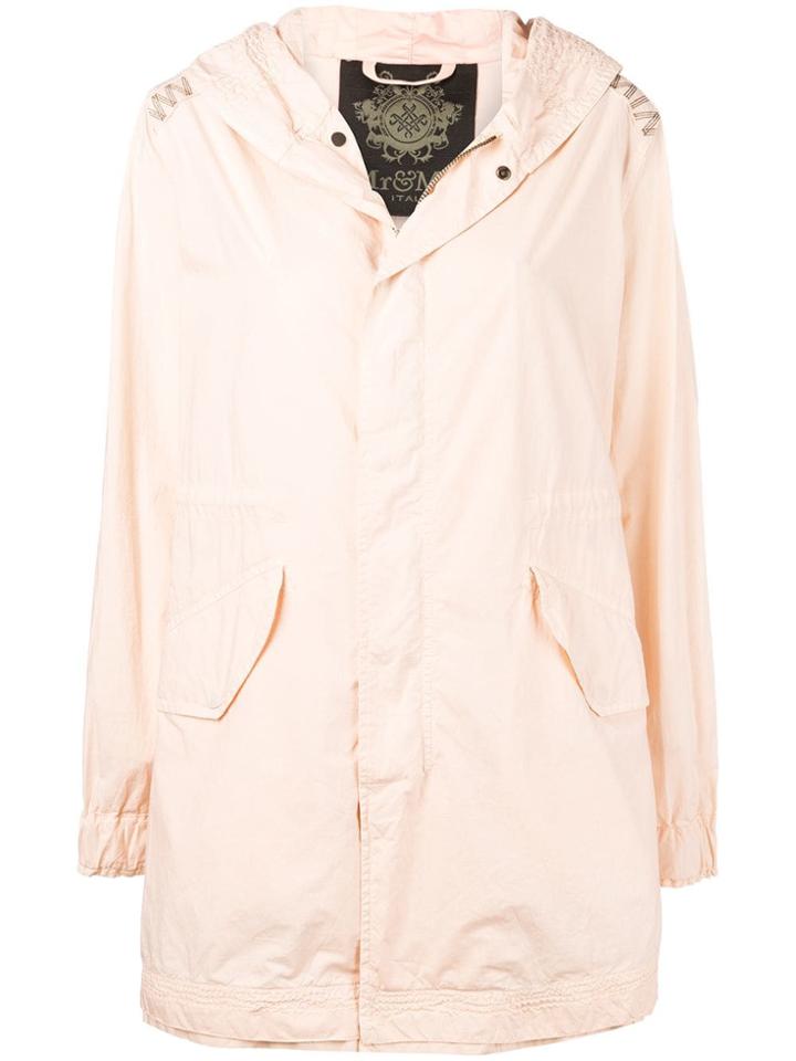 Mr & Mrs Italy Hooded Parka Coat - Pink