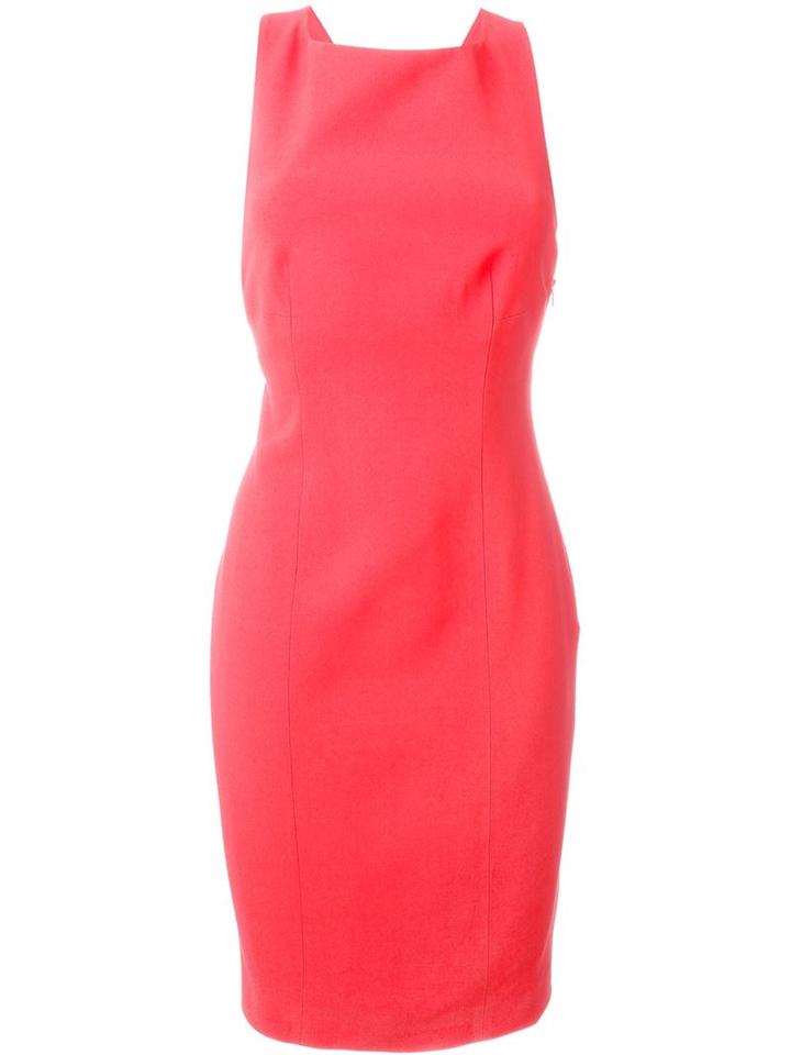Capucci Bow Detail Dress, Women's, Size: 40, Pink/purple, Viscose/acetate/silk/spandex/elastane