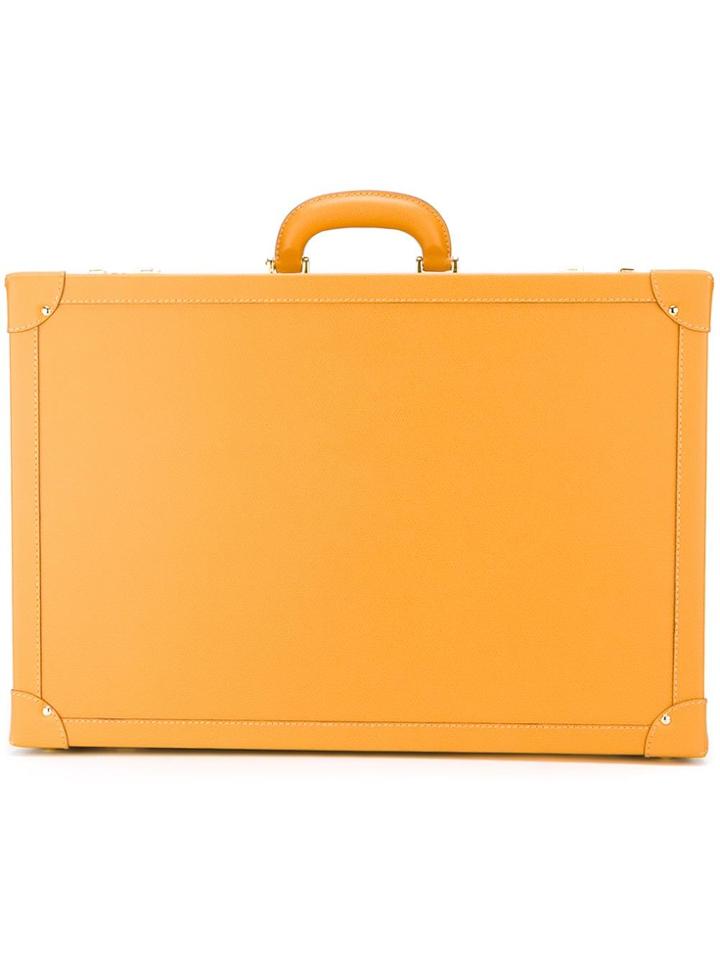 Family Affair Leather Sunglasses Briefcase - Brown