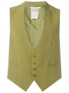 Romeo Gigli Vintage Classic Waistcoat, Size: 48, Green