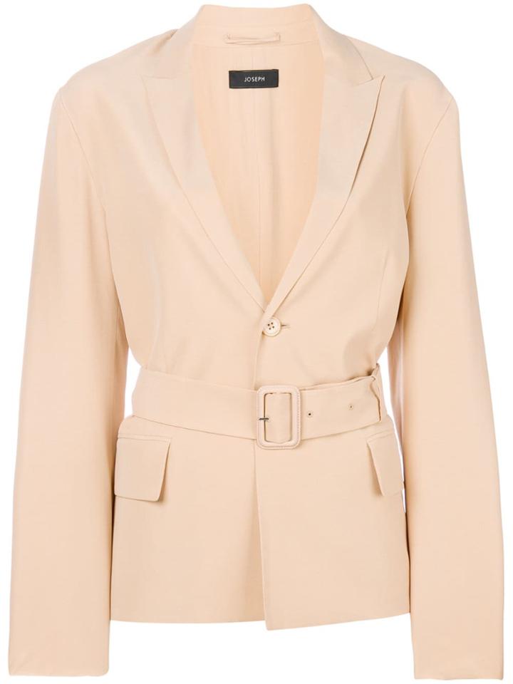 Joseph Alex Belted Blazer - Neutrals
