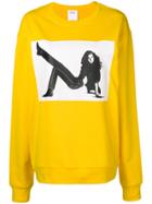 Calvin Klein Jeans Logo Print Sweatshirt - Yellow & Orange