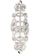 Nikos Koulis Pavé Diamond Embellished Ring, Women's, Size: 7.5, Metallic