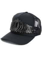 Dsquared2 Stone Embellished Baseball Cap - Black