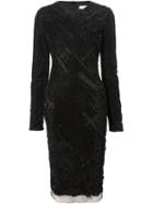Mugler Sheer Embellished Dress
