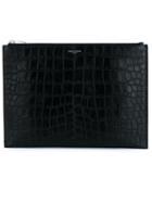 Saint Laurent 'paris' Document Holder