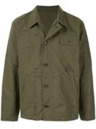 Johnundercover Psychic-print Shirt Jacket - Green