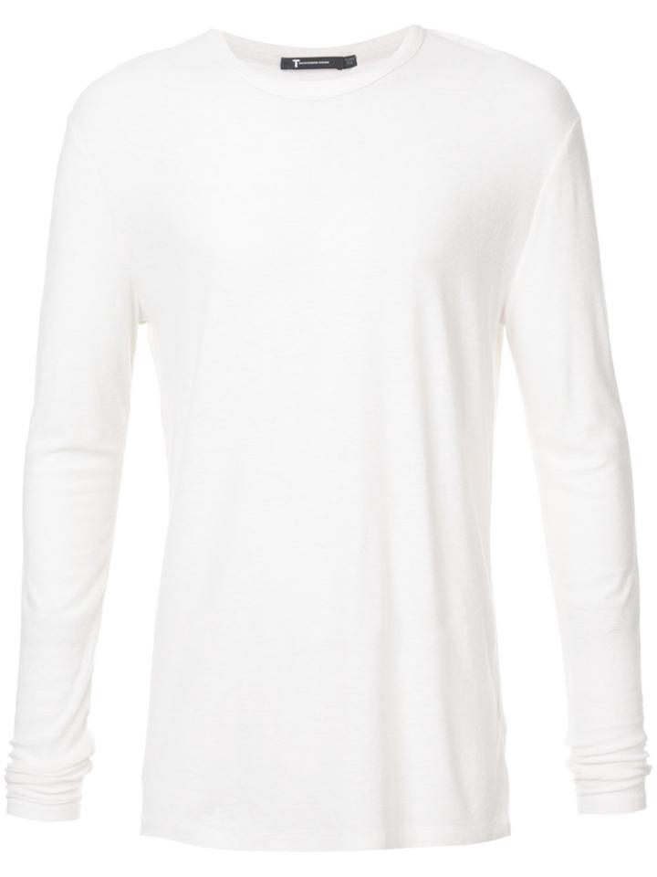 Alexander Wang Long Sleeve T-shirt - Nude & Neutrals