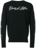 Marcelo Burlon County Of Milan Wonk Crewneck Sweatshirt - Black