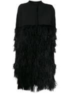 Gianluca Capannolo Feather Coat - Black