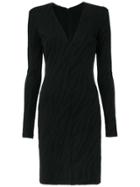 Tufi Duek Animal Print Fitted Dress - Black