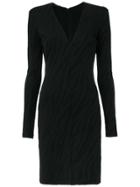 Tufi Duek Animal Print Fitted Dress - Black