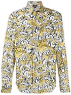 Just Cavalli Kaleidoscope Tiger Print Shirt - Yellow