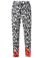 Isolda Printed Straight Trousers