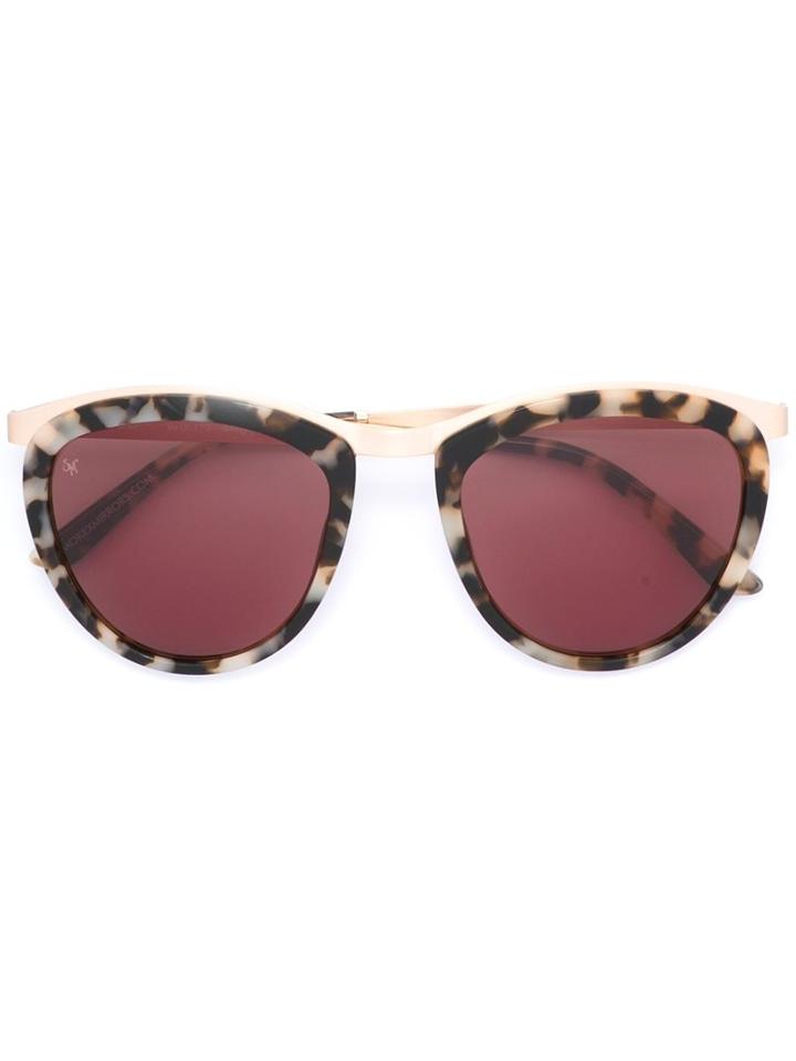 Smoke X Mirrors 'comic Strip' Sunglasses, Women's, Black, Acetate