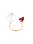 Delfina Delettrez 'trillion' Diamond Ring - White