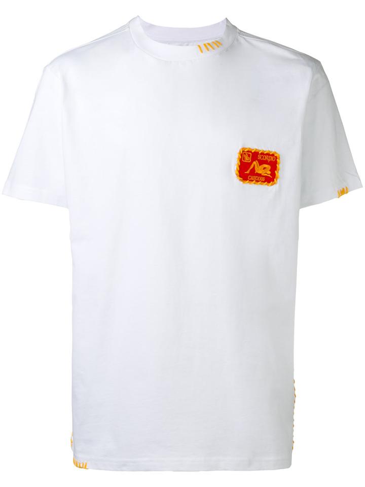 Palm Angels - Chest Patch T-shirt - Men - Cotton - S, White, Cotton
